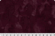 Minky - BLACK CHERRY Luxe Cuddle Hide From Shannon Fabrics - 60" Wide