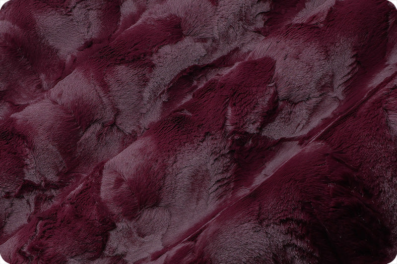 Minky - BLACK CHERRY Luxe Cuddle Hide From Shannon Fabrics - 60" Wide