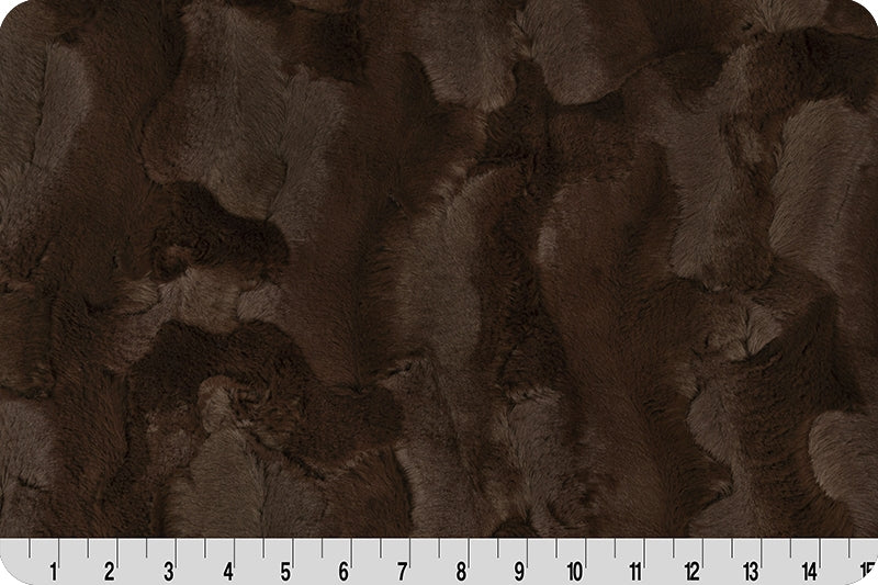 Minky - Chocolate Luxe Cuddle Hide From Shannon Fabrics - 60" Wide