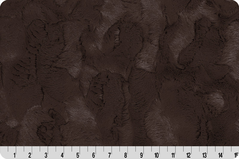 Minky - COFFEE Luxe Cuddle Hide From Shannon Fabrics - 60" Wide