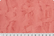 Minky - Coral Luxe Cuddle Hide From Shannon Fabrics - 60" Wide