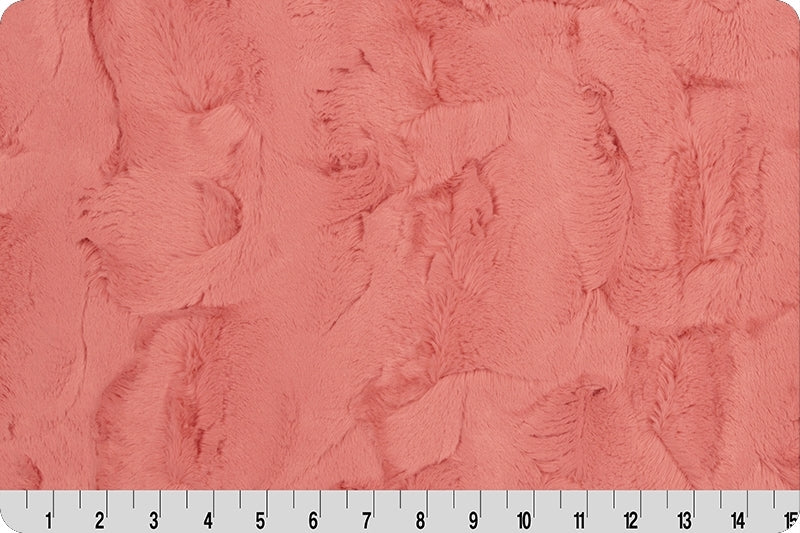 Minky - Coral Luxe Cuddle Hide From Shannon Fabrics - 60" Wide