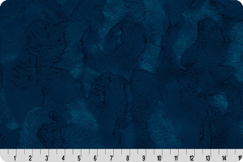 Minky - DARK SEA Luxe Cuddle Hide From Shannon Fabrics - 60" Wide