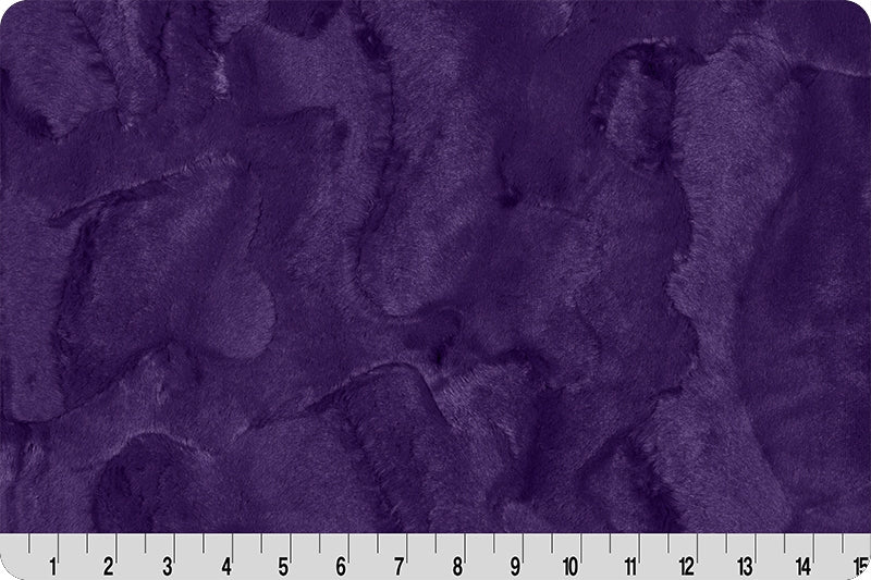 Minky - Eggplant Luxe Cuddle Hide From Shannon Fabrics - 60" Wide