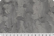 Minky - Graphite Luxe Cuddle Hide From Shannon Fabrics - 60" Wide