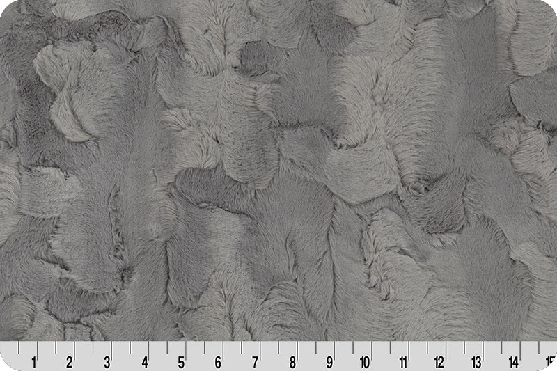 Minky - Graphite Luxe Cuddle Hide From Shannon Fabrics - 60" Wide