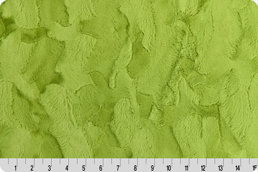 Minky - MEAN GREEN Luxe Cuddle Hide From Shannon Fabrics - 60" Wide