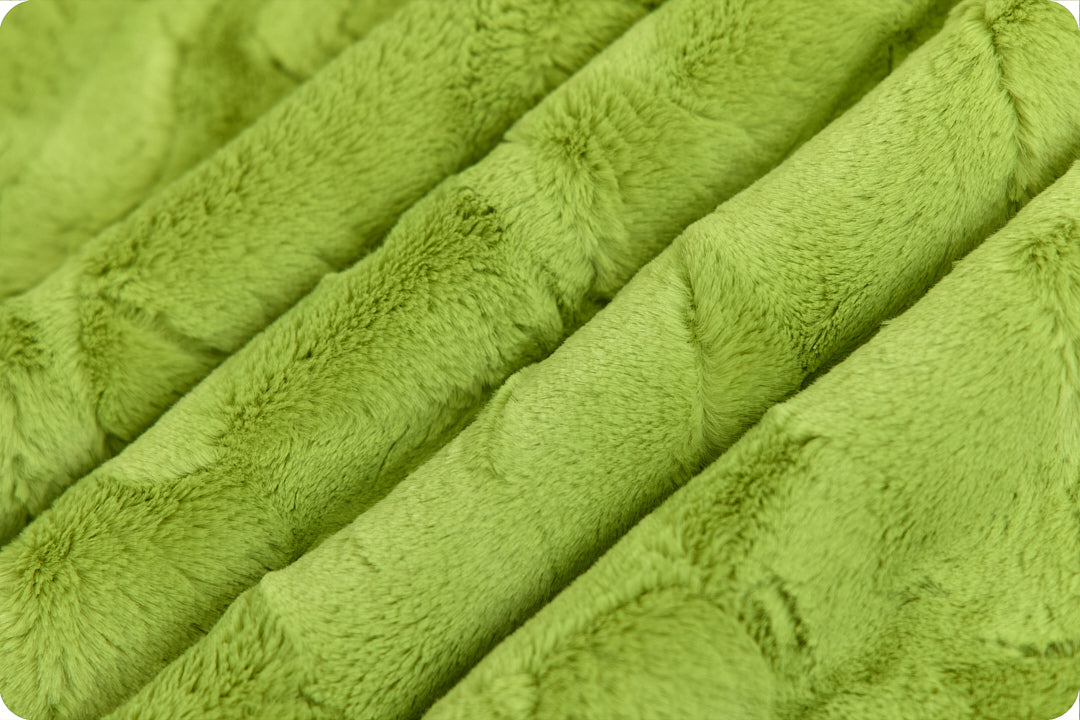 Minky - MEAN GREEN Luxe Cuddle Hide From Shannon Fabrics - 60" Wide