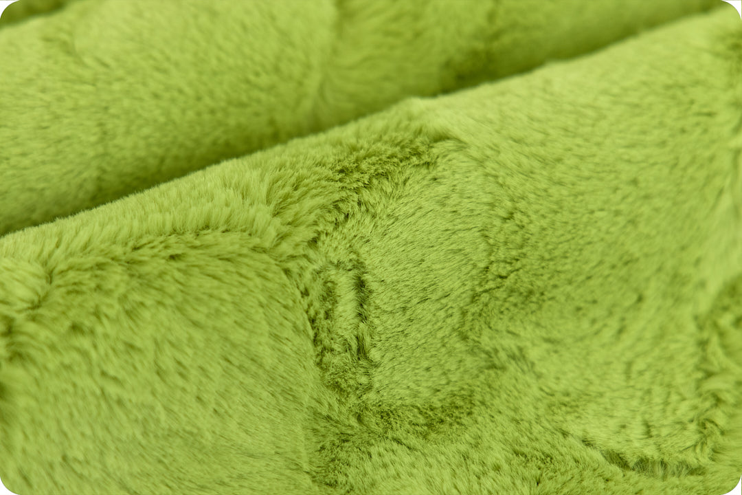 Minky - MEAN GREEN Luxe Cuddle Hide From Shannon Fabrics - 60" Wide