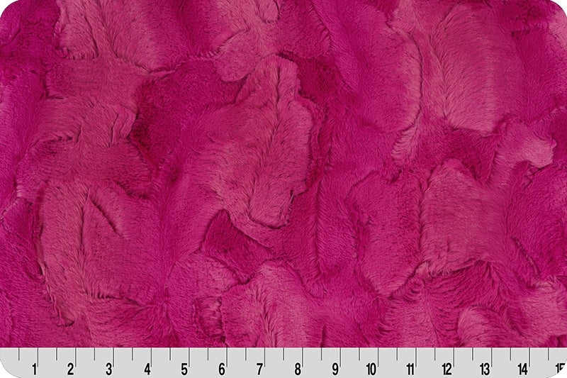 Minky - Magenta Luxe Cuddle Hide From Shannon Fabrics - 60" Wide
