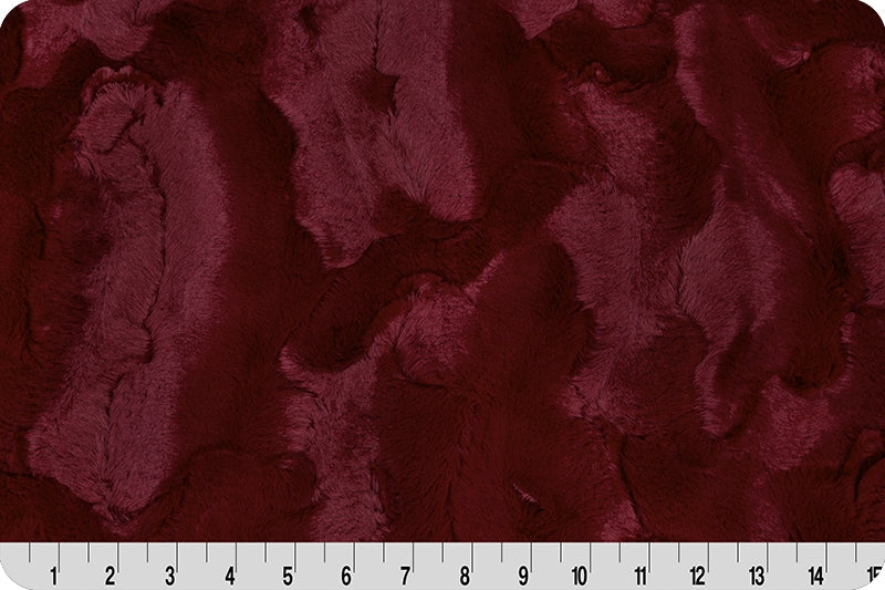 Minky - Merlot Luxe Cuddle Hide From Shannon Fabrics - 60" Wide