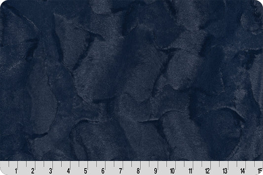Minky - Navy Luxe Cuddle Hide From Shannon Fabrics