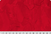 Minky - Red Luxe Cuddle Hide From Shannon Fabrics - 60" Wide