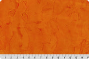 Minky - Tangerine Luxe Cuddle Hide From Shannon Fabrics - 60" Wide