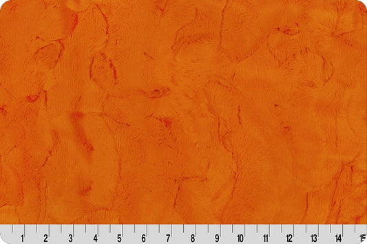 Minky - Tangerine Luxe Cuddle Hide From Shannon Fabrics