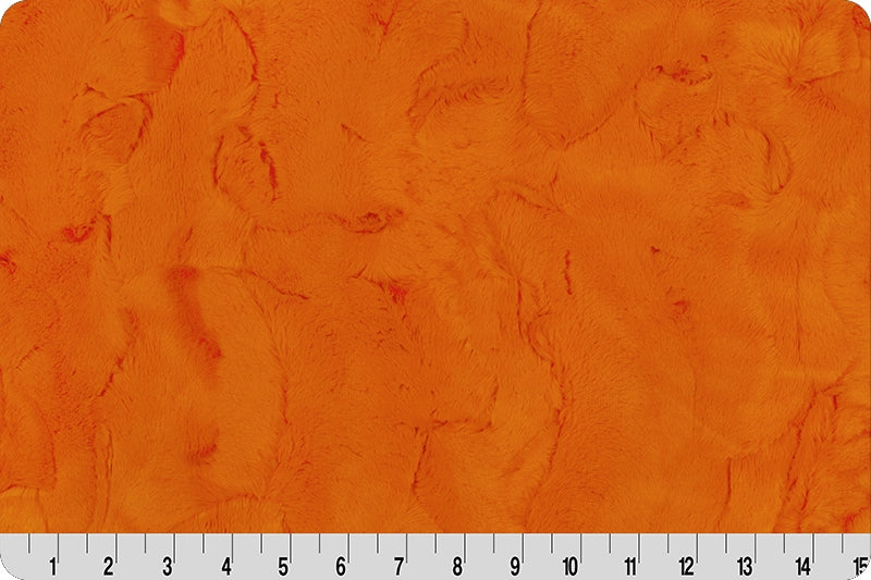 Minky - Tangerine Luxe Cuddle Hide From Shannon Fabrics - 60" Wide