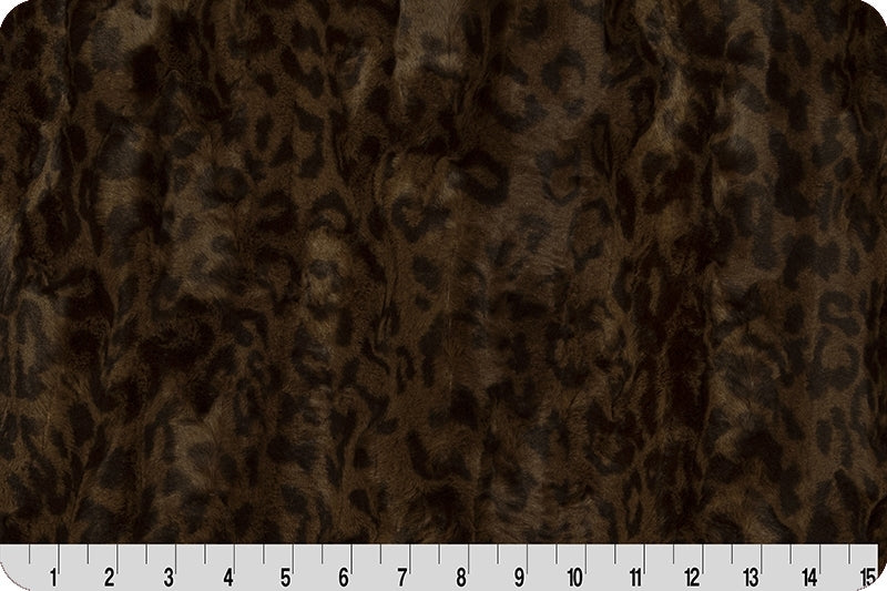Minky - Luxe Cuddle Jaguar MAHOGANY From Shannon Fabrics - 60" Wide