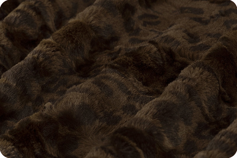 Minky - Luxe Cuddle Jaguar MAHOGANY From Shannon Fabrics - 60" Wide