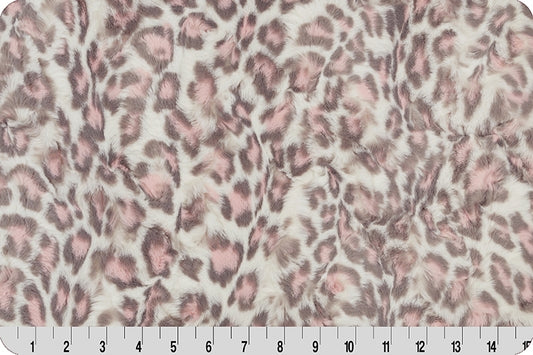 Minky - Luxe Cuddle Leopard BLUSH From Shannon Fabrics