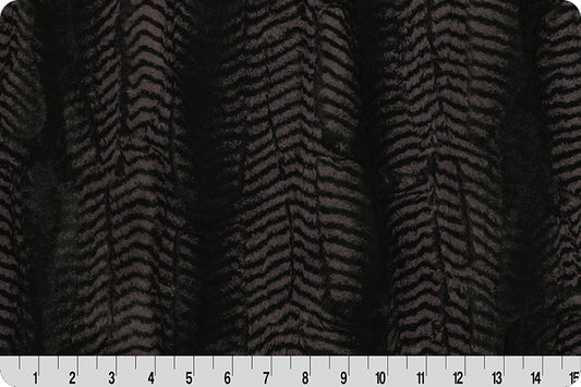 Minky - Luxe Cuddle Mamba BLACK From Shannon Fabrics