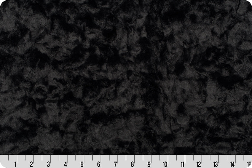 Minky -  Black Luxe Cuddle Marble From Shannon Fabrics