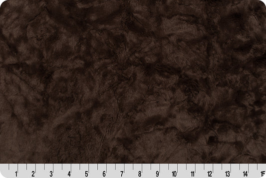 Minky -  Chocolate Luxe Cuddle Marble From Shannon Fabrics