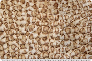 Minky -Luxe Cuddle® Milan Clouded Leopard FRENCH OAK From Shannon Fabrics-SOLD UNSTRETCHED