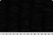 Minky -Luxe Cuddle Milan BLACK From Shannon Fabrics-SOLD UNSTRETCHED
