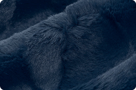 MINKY – 80" Extra Wide Lux Cuddle Mirage NAVY From Shannon Fabric
