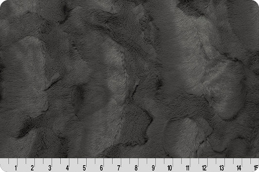 MINKY – 80" Extra Wide Lux Cuddle Mirage CHARCOAL From Shannon Fabric