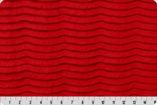 Minky - Luxe Cuddle® Oceana CARDINAL From Shannon Fabrics