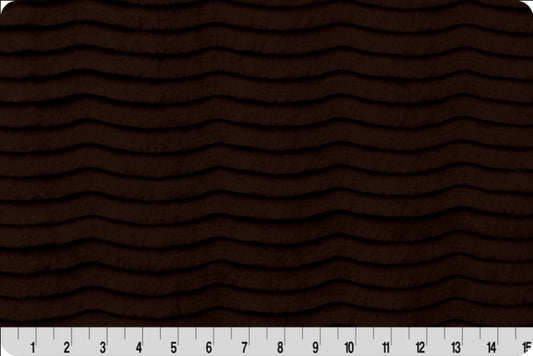 Minky - Luxe Cuddle® Oceana CHOCOLATE From Shannon Fabrics