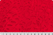 Minky - Luxe Cuddle Poppy SCARLET From Shannon Fabrics - 60" Wide
