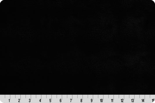 Minky - Luxe Cuddle Powderpuff BLACK From Shannon Fabrics