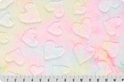 Minky - Luxe Cuddle Sorbet Hearts PASTEL From Shannon Fabrics