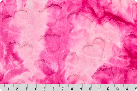 Minky - Luxe Cuddle Sorbet Hearts VALENTINE From Shannon Fabrics