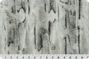 Minky - Luxe Cuddle Silver Fox STERLING/BLACK From Shannon Fabrics