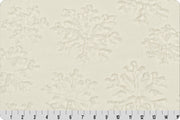 Minky - Luxe Cuddle Snowflakes NATURAL From Shannon Fabrics