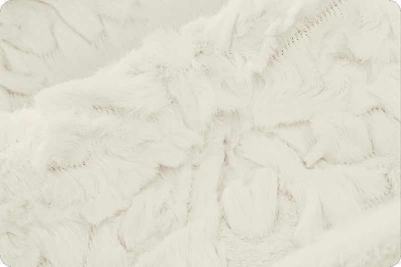 Minky - Luxe Cuddle Snowflakes NATURAL From Shannon Fabrics