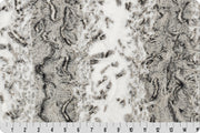 MINKY - Luxe Cuddle Snowy Owl CHARCOAL From Shannon Fabrics