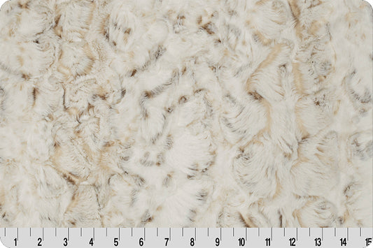 MINKY - Luxe Cuddle Snowy Owl NATURAL From Shannon Fabrics