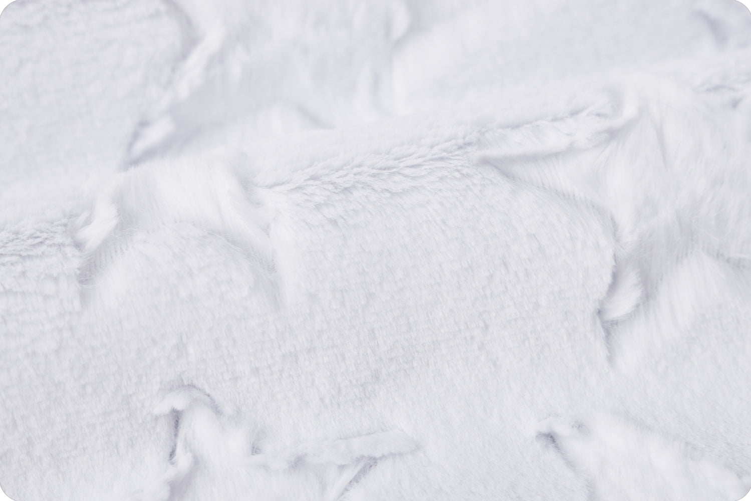 Minky -DISCONTINUED- Luxe Cuddle Stars SNOW From Shannon Fabrics