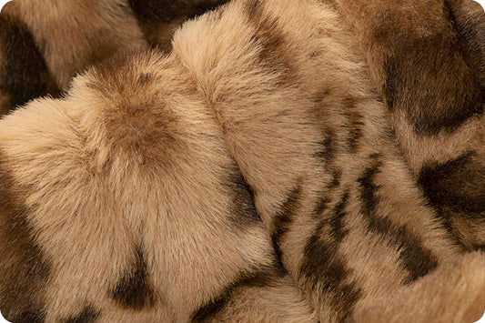 Minky - Luxe Cuddle Vienna Bengal PECAN from Shannon Fabrics