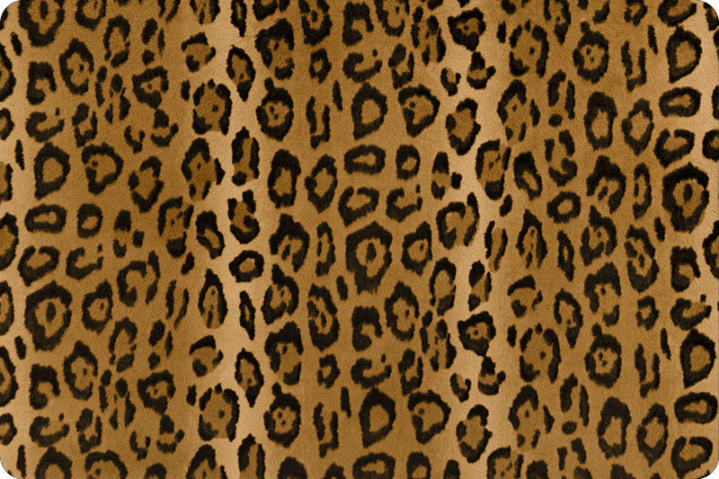 Luxe Cuddle® Wild Jaguar COGNAC From Shannon Fabrics