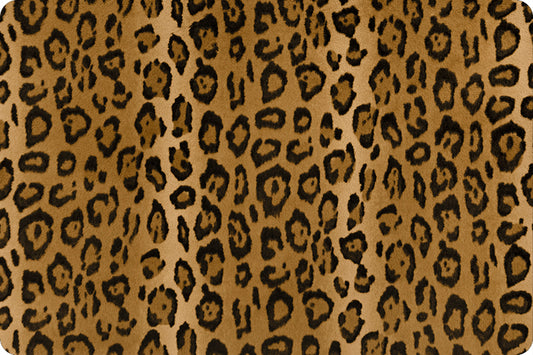 Luxe Cuddle® Wild Jaguar COGNAC From Shannon Fabrics