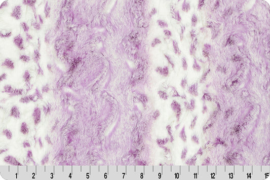 Luxe Cuddle® Wild Lynx ICE LAVENDER From Shannon Fabrics