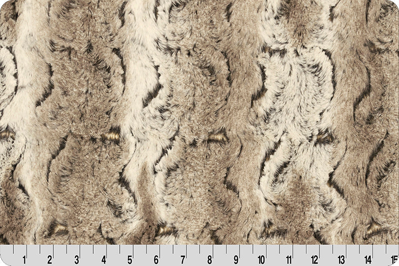Minky - NATURAL Luxe Cuddle Wild Rabbit From Shannon Fabrics - 60" Wide