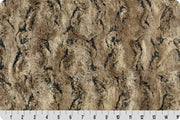 Minky - WALNUT Luxe Cuddle Wild Rabbit From Shannon Fabrics - 60" Wide