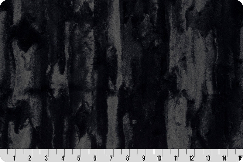 Minky - BLACK Willow Luxe Cuddle from Shannon Fabrics
