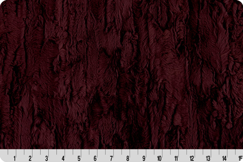 Minky - BLACK CHERRY Willow Luxe Cuddle from Shannon Fabrics